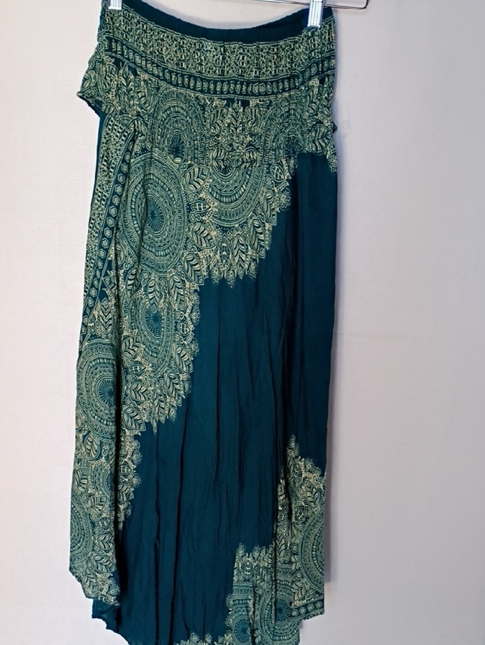 BANGKOKPANTS Women's Smocked Convertible Strapless Dress/Skirt  Size M - Picture 4 of 9